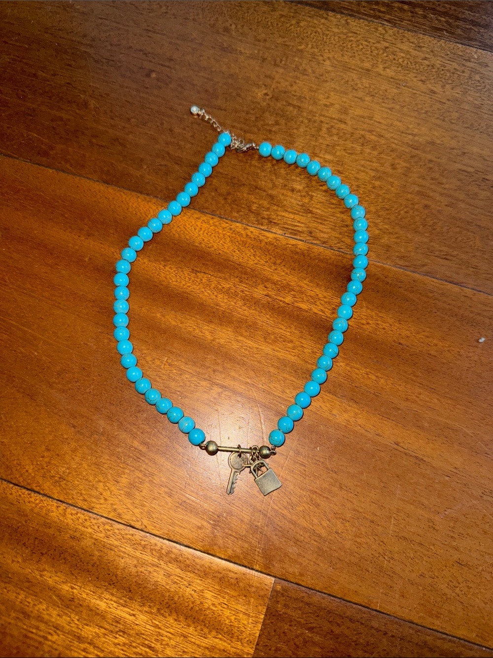 Turquoise statement necklace